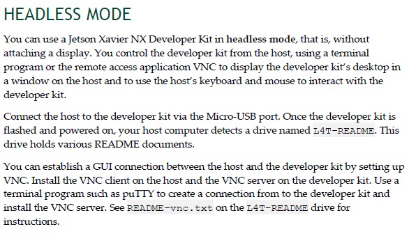 NVIDIA Jetson Nano、Jetson Xavier NX Developer Kit HEADLESS MODE Setup
