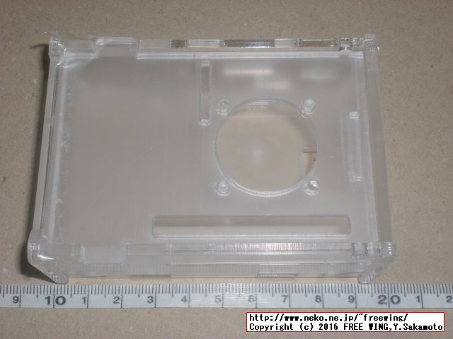 Raspberry Pi用 透明アクリル組み立て型ケース