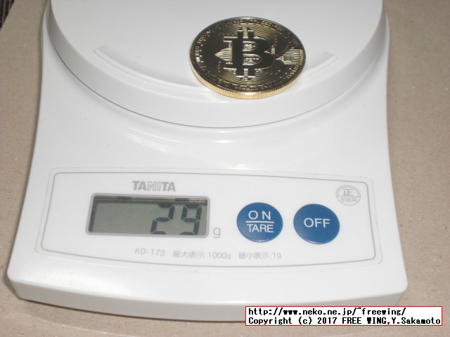 ビットコイン BTCのコインのオモチャ