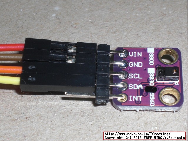 GY-9960LLC APDS-9960 RGB and Gesture Sensor Module I2C Breakout