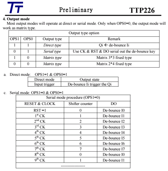 TTP226 8 Channel Digital Capacitive Switch Touch Sensor Module