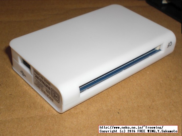 iBUFFALO USBカードリーダー BSCR19U2 BSCR19U2WH