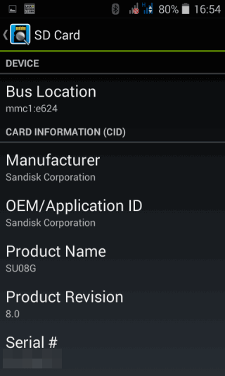 SanDisk 8GB 相性無し