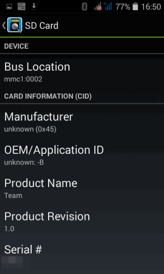 Team microSDHC Class10 32GB MMCTR32GSKSA-GP 相性有り