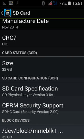 Team microSDHC Class10 32GB MMCTR32GSKSA-GP 相性有り