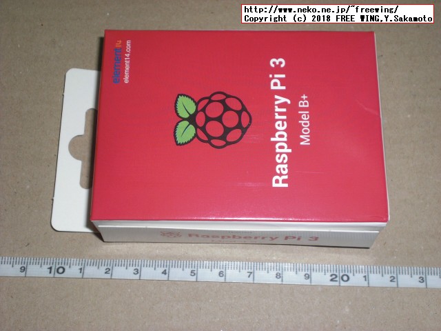 Raspberry Pi 3 Model B+の写真、ラズパイ３Ｂ＋