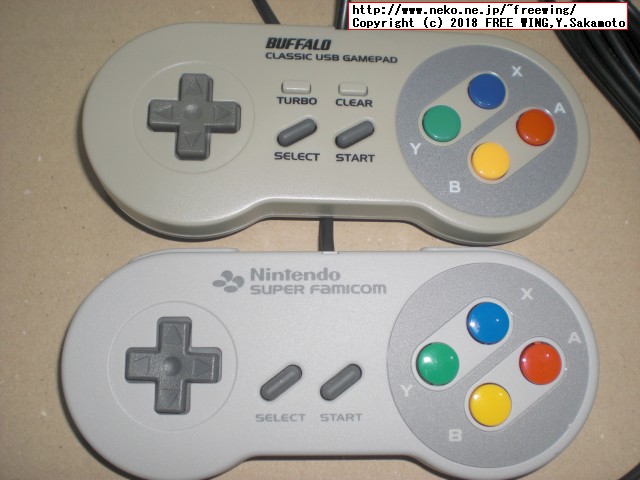 USBゲームパッド iBUFFALO USBゲームパッド スーパーファミコン風の写真