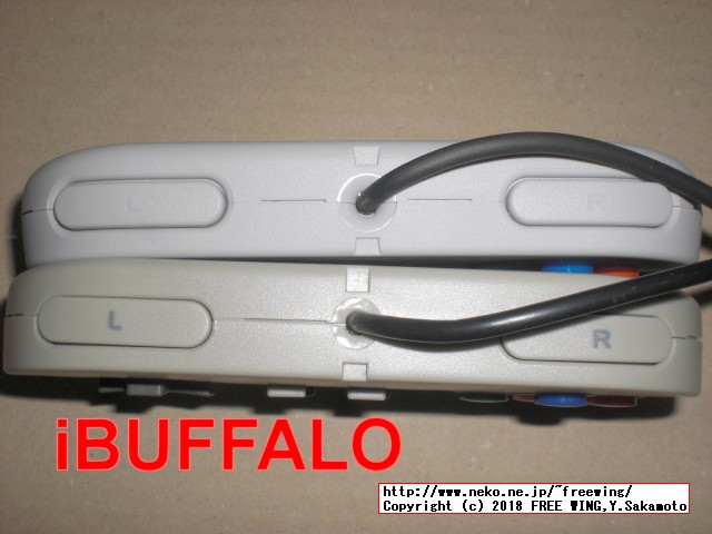 USBゲームパッド iBUFFALO USBゲームパッド スーパーファミコン風の写真