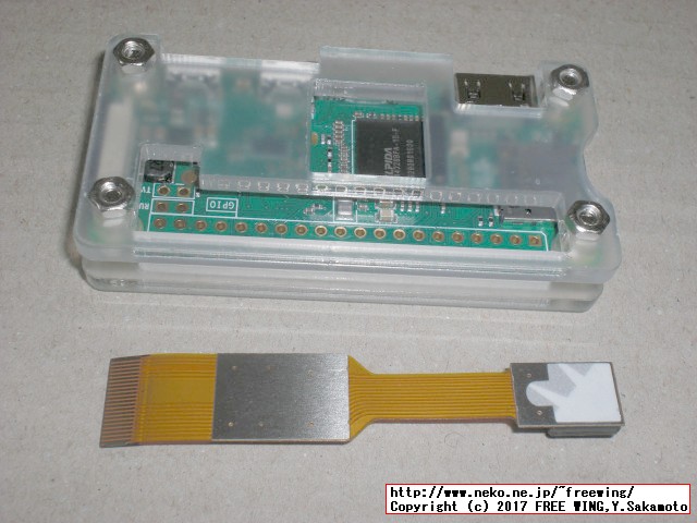 Raspberry Pi Zero専用のカメラモジュール