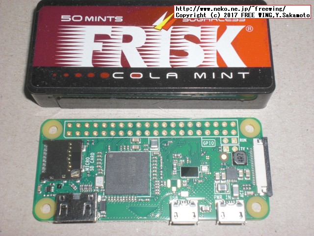 Pimoroniから Raspberry Pi Zero Wが届きました