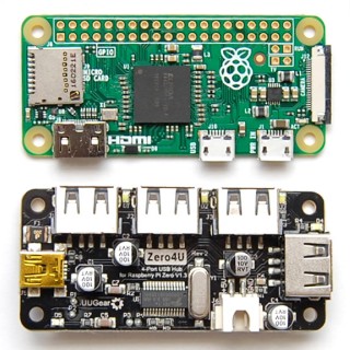 USB 4ポートハブの基板モジュール