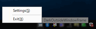 DarkOutsideWindowFrame アクティブウィンドウの外側を暗くして見易くする視覚補助アプリ