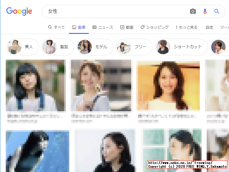 機械学習用に画像検索の結果一覧のサムネイル画像を JavaScriptで全自動で一括で取得する方法