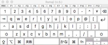 macOS キーボード設定