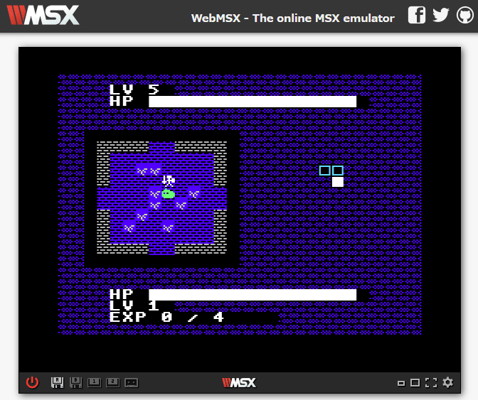 MSX 用RPG『10 Lines Hero』