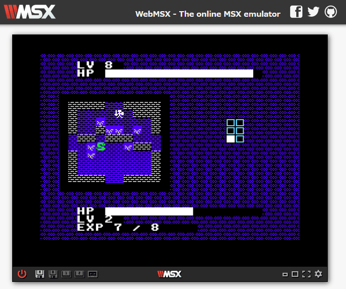 MSX 用RPG『10 Lines Hero』