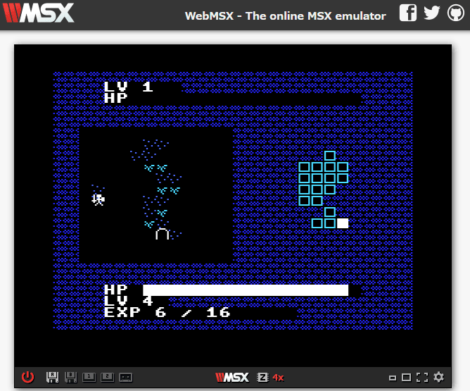 MSX 用RPG『10 Lines Hero』