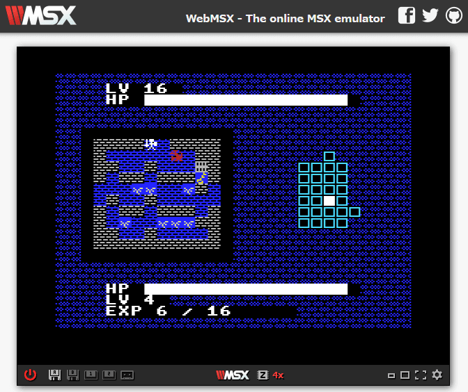 MSX 用RPG『10 Lines Hero』