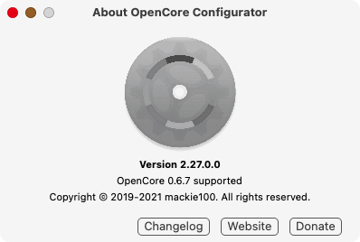 OpenCore Configurator、OpenCore用の config.plistファイルを GUI操作で編集可能ツールの使い方