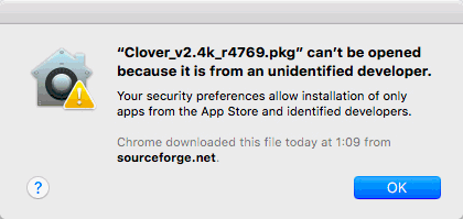 Clover EFI bootloaderをダウンロードして実行する