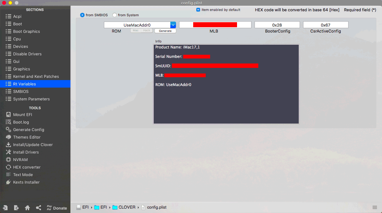 Clover Configurator 5.3.2.0を起動する