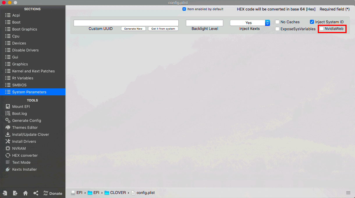 Clover Configurator 5.3.2.0を起動する