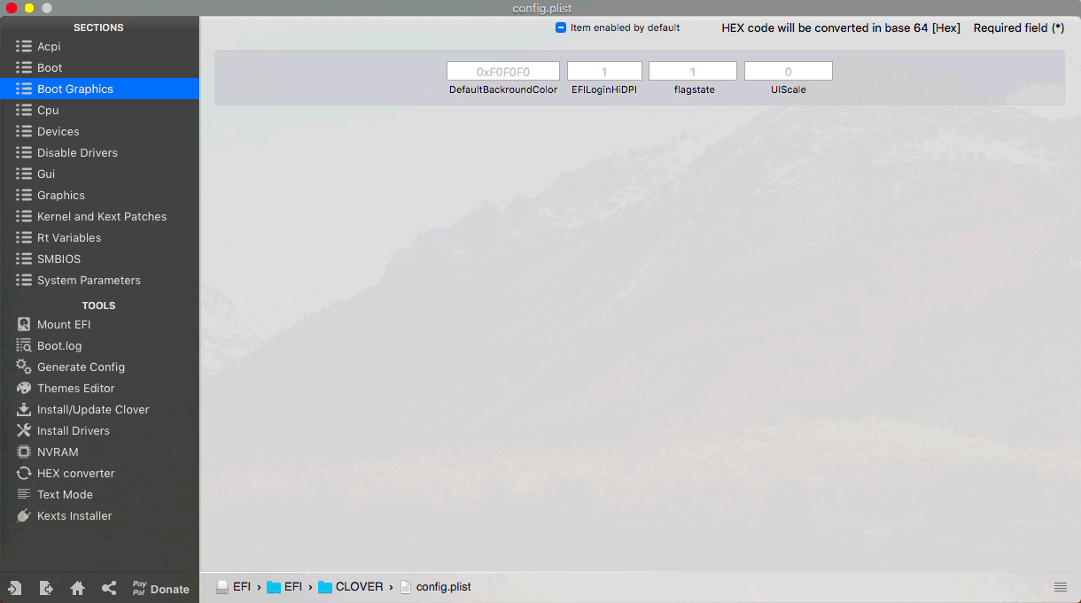Clover Configurator 5.3.2.0を起動する