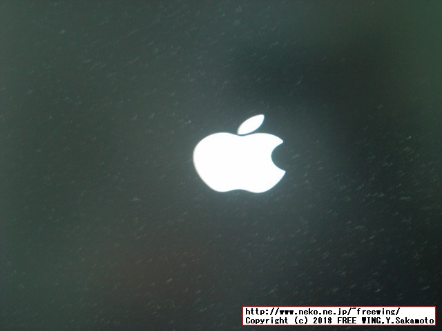 リンゴロゴのマークと進行ゲージが出るので待つ