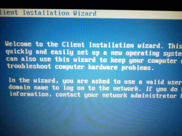 Client Installation Wizard